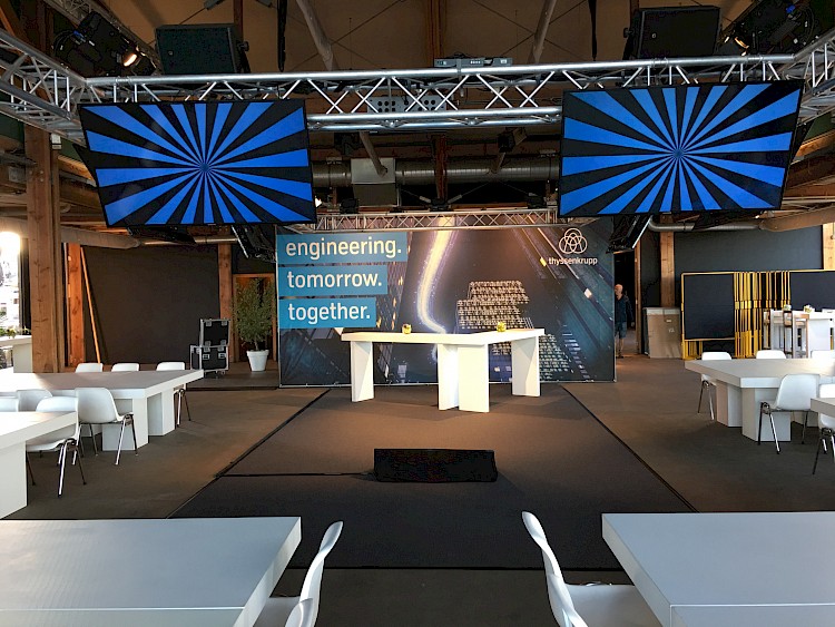 thyssenkrupp projekt messe event agentur  Kongress Tagung Materials Services Quartier Essen Face2Facecom