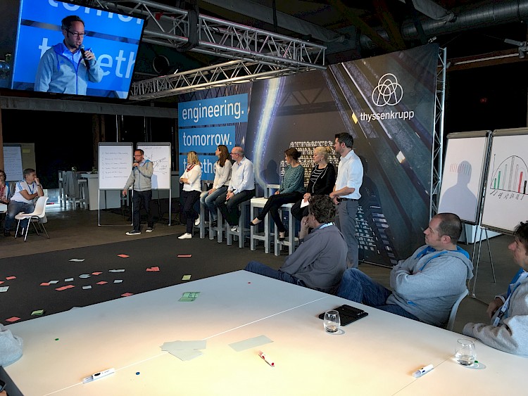 thyssenkrupp projekt messe event agentur Kongress Tagung Materials Services Quartier Essen Face2Facecom